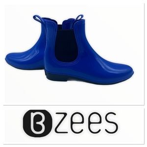 B Zees blue rain boots